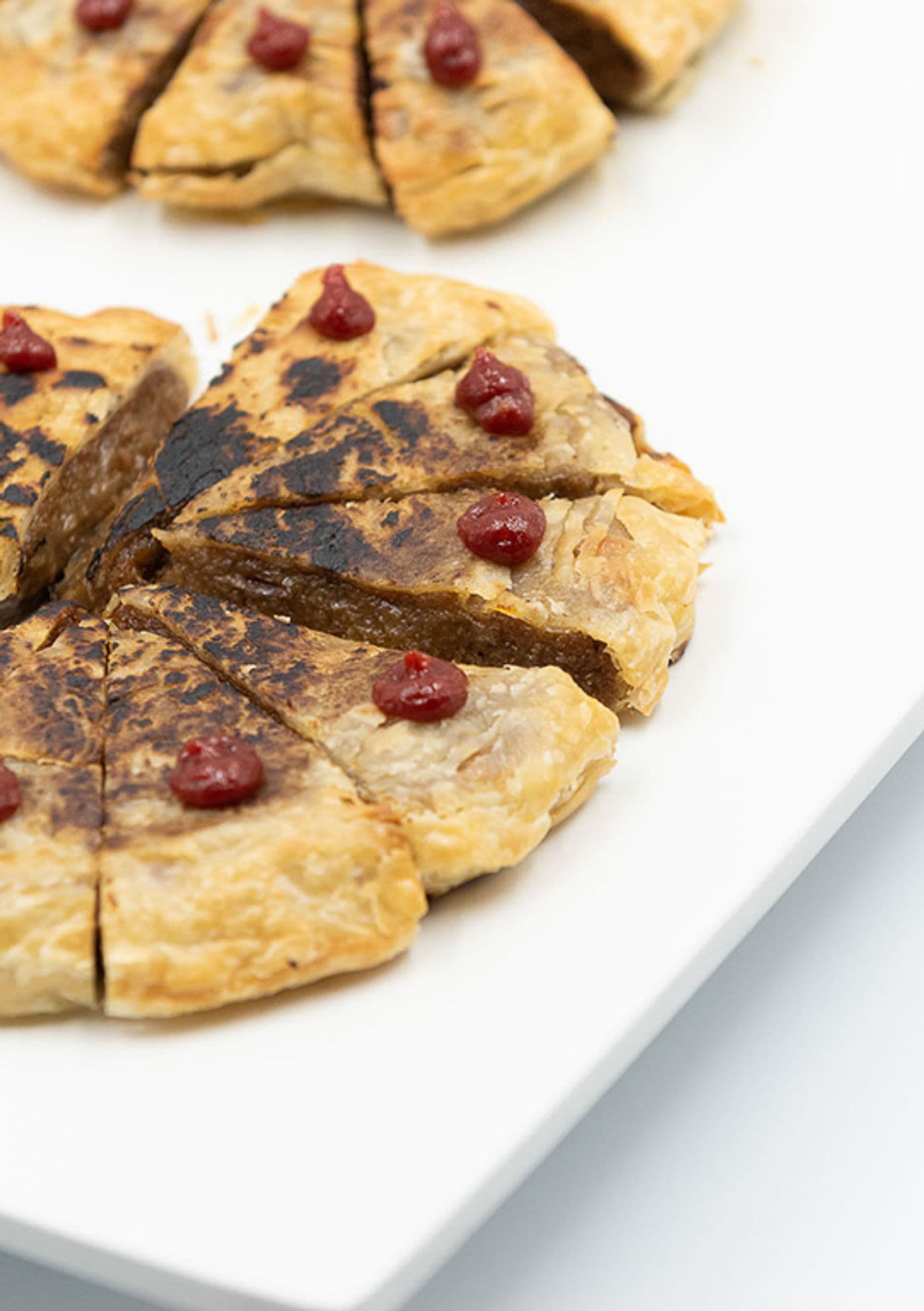 Pan paratha de ternera y salsa gochujang