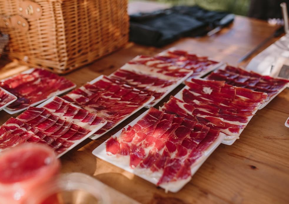 Puesto de jamón 5J´s