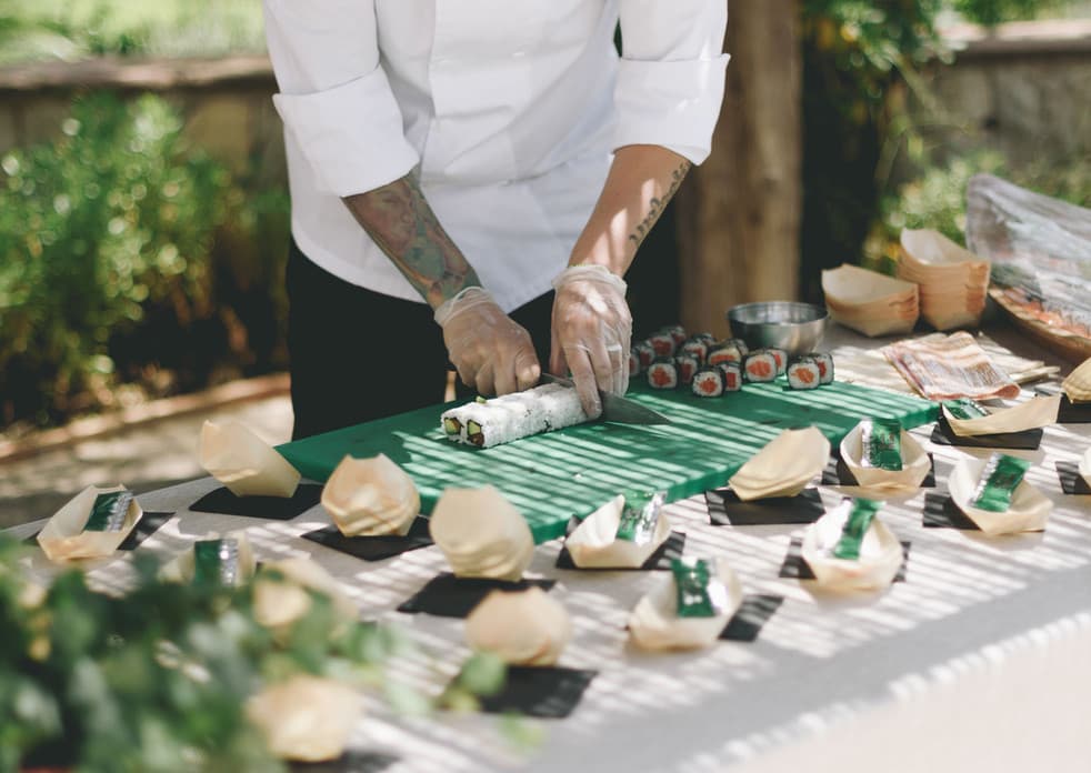 Showcooking sushi