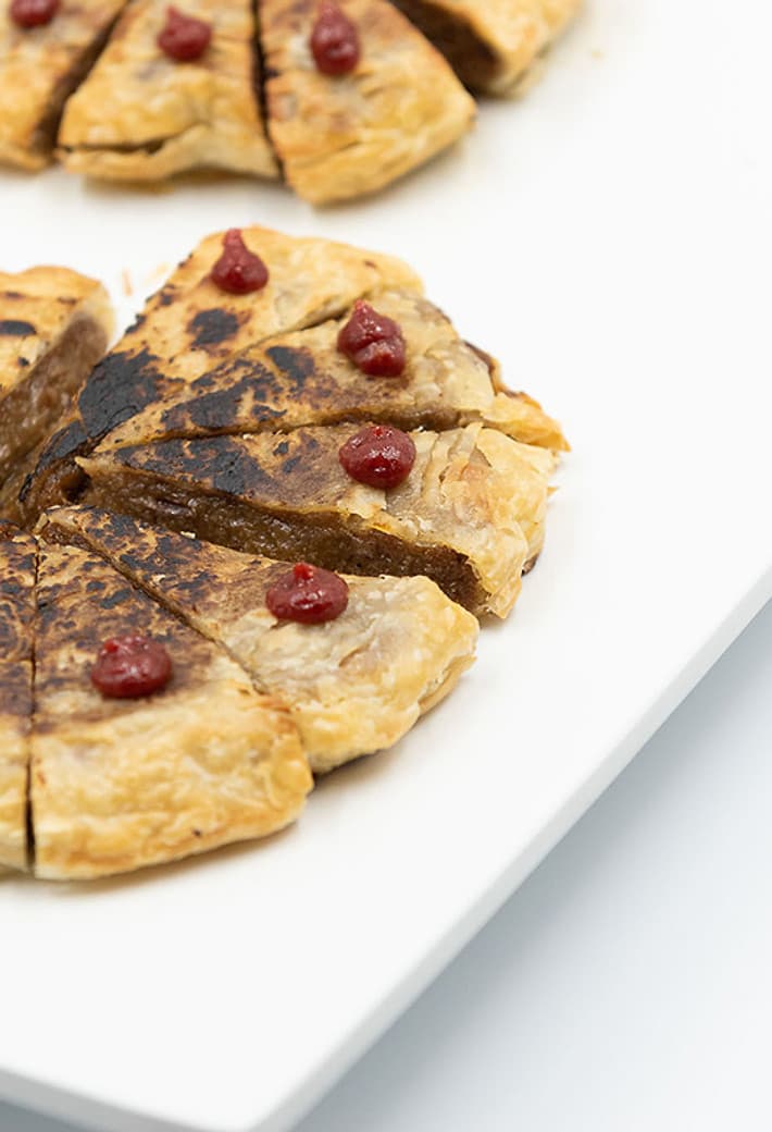 Pan paratha de ternera al curry rojo by Dani y Roseta